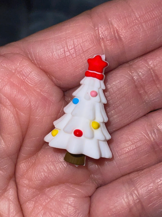 3D White CHRISTMAS TREE